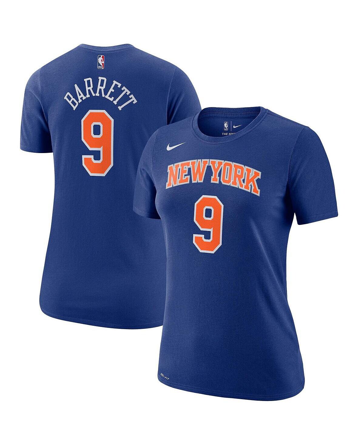 Женская футболка rj barrett blue new york knicks name and number performance Nike, синий
Женская футболка rj barrett blue new york knicks name and number performance Nike, синий