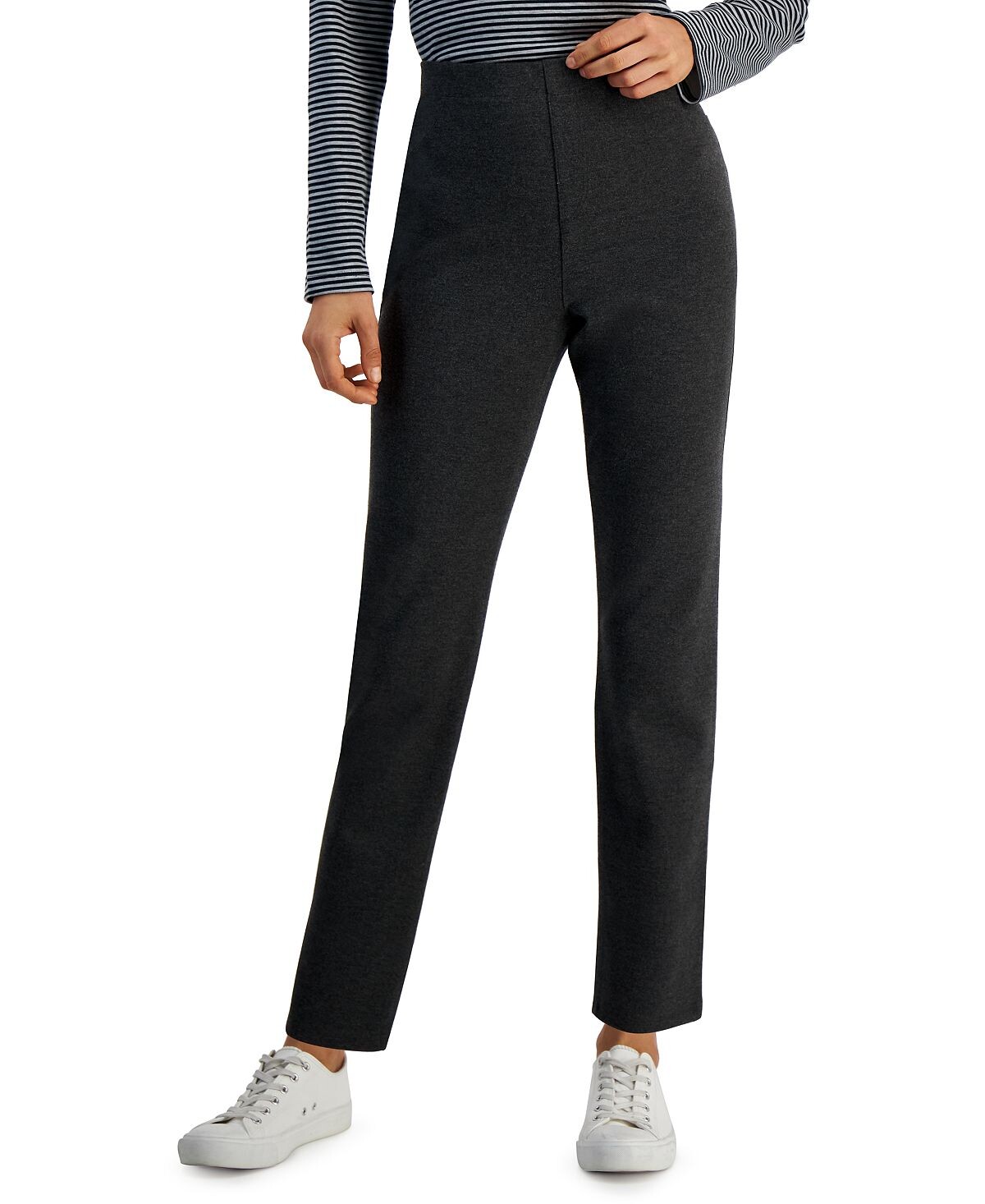 Брюки petite comfort без застежек, созданные для macy's Karen Scott, мульти, Черный
Брюки petite comfort без застежек, созданные для macy's Karen Scott, мульти, Черный