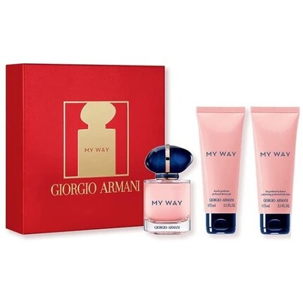Giorgio Armani My Way Women's Gift Box Edp 50 мл Молочко для тела 75 мл Гель для душа 75 мл
Giorgio Armani My Way Women's Gift Box Edp 50 мл Молочко для тела 75 мл Гель для душа 75 мл