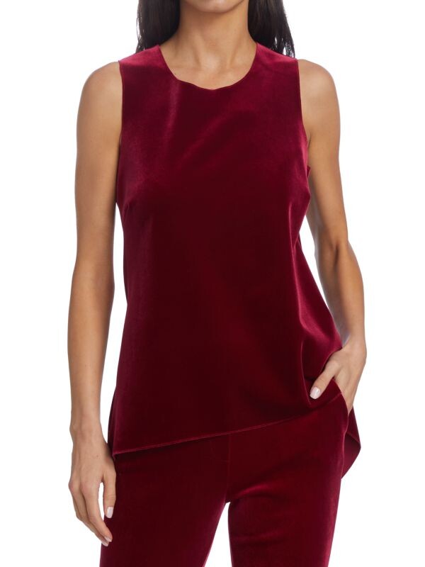 Бархатный топ Chiara Boni La Petite Robe с круглым вырезом ambar, красный
Бархатный топ Chiara Boni La Petite Robe с круглым вырезом ambar, красный