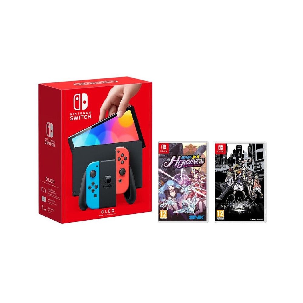 Игровая консоль Nintendo Switch OLED, Neon Joy-Con + SNK HEROENS + THE WORLD END WITH YOU, 64 ГБ, черный
Игровая консоль Nintendo Switch OLED, Neon Joy-Con + SNK HEROENS + THE WORLD END WITH YOU, 64 ГБ, черный