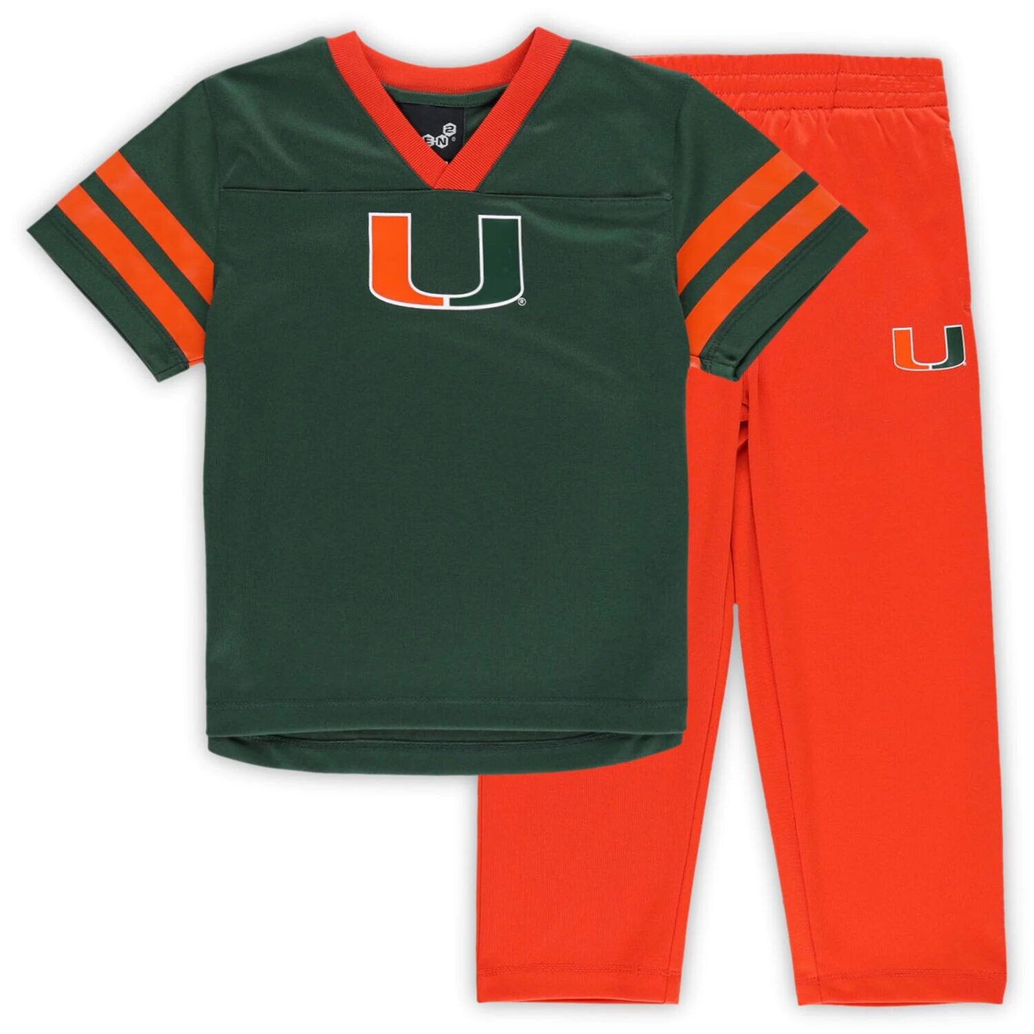 Зеленый/оранжевый комплект из джерси и брюк для малышей Miami Hurricanes Red Zone Outerstuff
Зеленый/оранжевый комплект из джерси и брюк для малышей Miami Hurricanes Red Zone Outerstuff