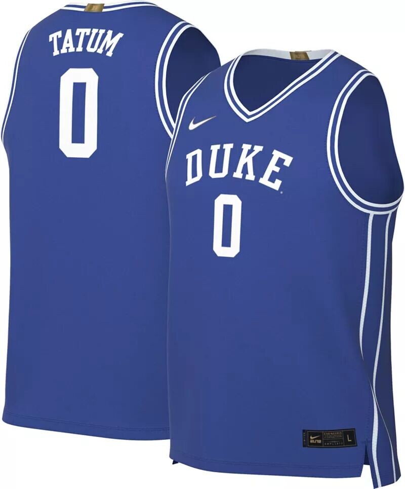 Мужская баскетбольная майка Nike Duke Blue Devils Jason Tatum #0 Duke Blue Limited
Мужская баскетбольная майка Nike Duke Blue Devils Jason Tatum #0 Duke Blue Limited