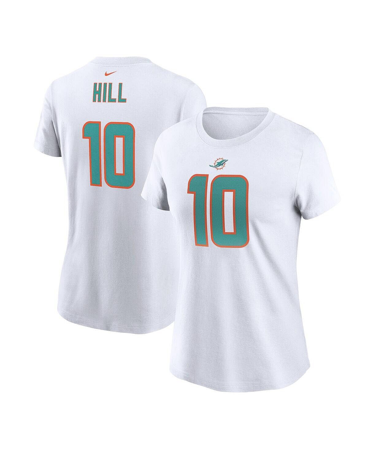 Женская футболка tyreek hill white miami dolphins с именем и номером игрока Nike, белый
Женская футболка tyreek hill white miami dolphins с именем и номером игрока Nike, белый