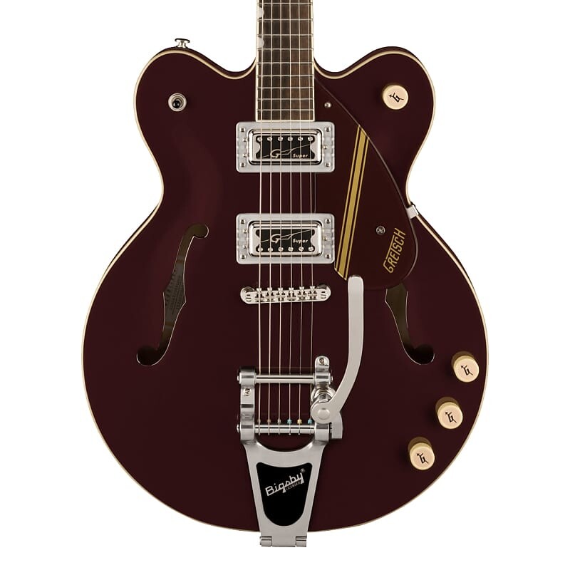 Gretsch G2604T Limited Edition Streamliner Rally II — двухцветное окрашивание «бычья кровь/орех» G2604T Limited Edition Streamliner Rally II - Two Tone Oxblood/
Gretsch G2604T Limited Edition Streamliner Rally II — двухцветное окрашивание «бычья кровь/орех» G2604T Limited Edition Streamliner Rally II - Two Tone Oxblood/