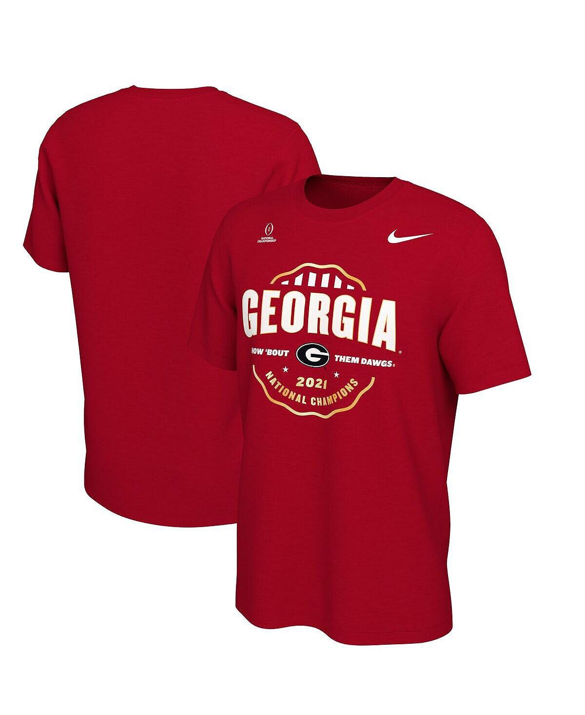 Мужская футболка red georgia bulldogs college football playoff 2021 national champions celebration Nike, красный
Мужская футболка red georgia bulldogs college football playoff 2021 national champions celebration Nike, красный