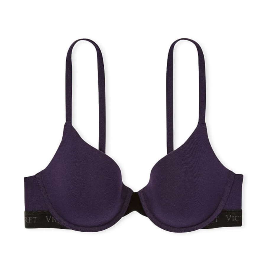 Бюстгальтер на косточках Victoria's Secret The T-shirt Lightly Lined Demi, фиолетовый/черный
Бюстгальтер на косточках Victoria's Secret The T-shirt Lightly Lined Demi, фиолетовый/черный