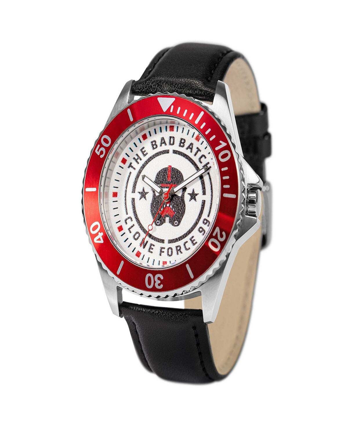 Мужские часы Disney Star Wars Hunter Clone Trooper Honor с черным кожаным ремешком, 46 мм ewatchfactory
Мужские часы Disney Star Wars Hunter Clone Trooper Honor с черным кожаным ремешком, 46 мм ewatchfactory
