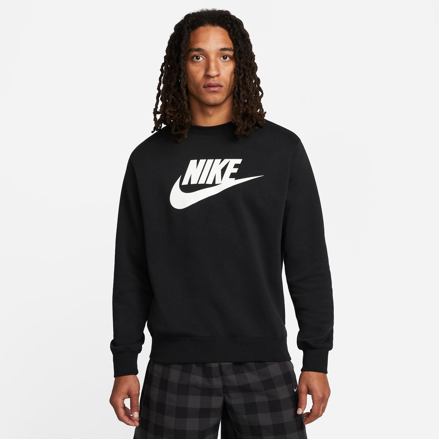 Толстовка Nike Sportswear Club Fleece Futura с круглым вырезом и логотипом, черный
Толстовка Nike Sportswear Club Fleece Futura с круглым вырезом и логотипом, черный