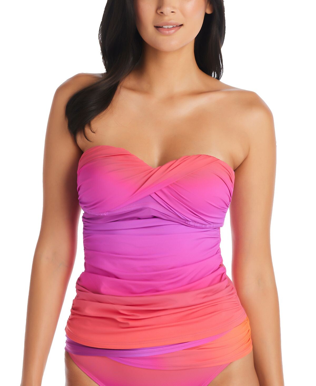 Женский топ для плавания cool breeze twist-front bandeau tankini Bleu by Rod Beattie, мульти
Женский топ для плавания cool breeze twist-front bandeau tankini Bleu by Rod Beattie, мульти
