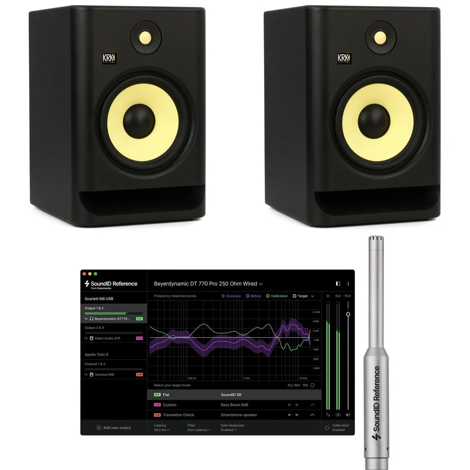 KRK ROKIT 8 G4 8-дюймовый активный студийный монитор и комплект программного обеспечения для калибровки
KRK ROKIT 8 G4 8-дюймовый активный студийный монитор и комплект программного обеспечения для калибровки