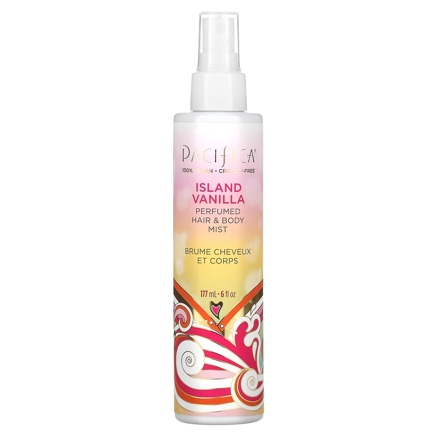 Парфюмированный спрей для волос и тела Pacifica Island Vanilla, 6 жидких унций (177 мл)
Парфюмированный спрей для волос и тела Pacifica Island Vanilla, 6 жидких унций (177 мл)