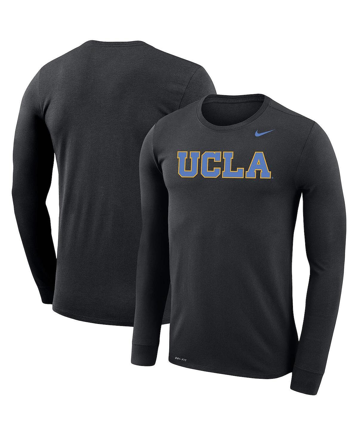 Мужская черная футболка с длинным рукавом ucla bruins school wordmark logo performance legend Nike, черный
Мужская черная футболка с длинным рукавом ucla bruins school wordmark logo performance legend Nike, черный