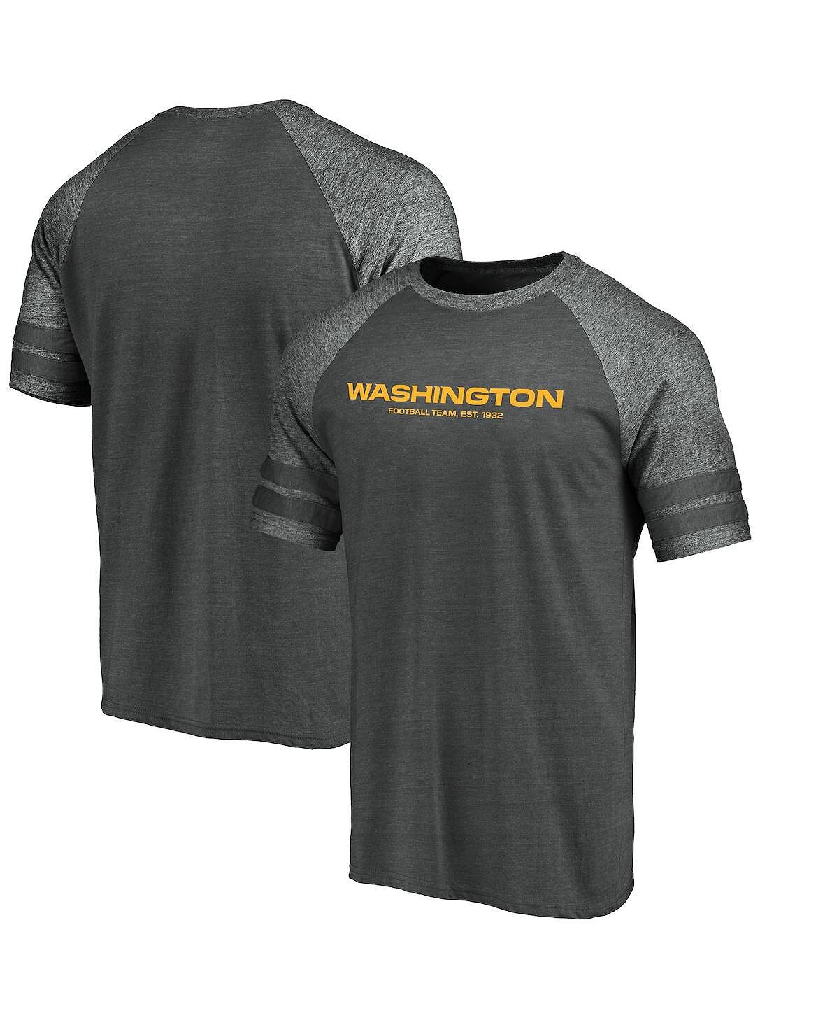 Мужская футболка heather grey washington football team true classics tri-blend foundation block с регланами Fanatics, мульти
Мужская футболка heather grey washington football team true classics tri-blend foundation block с регланами Fanatics, мульти