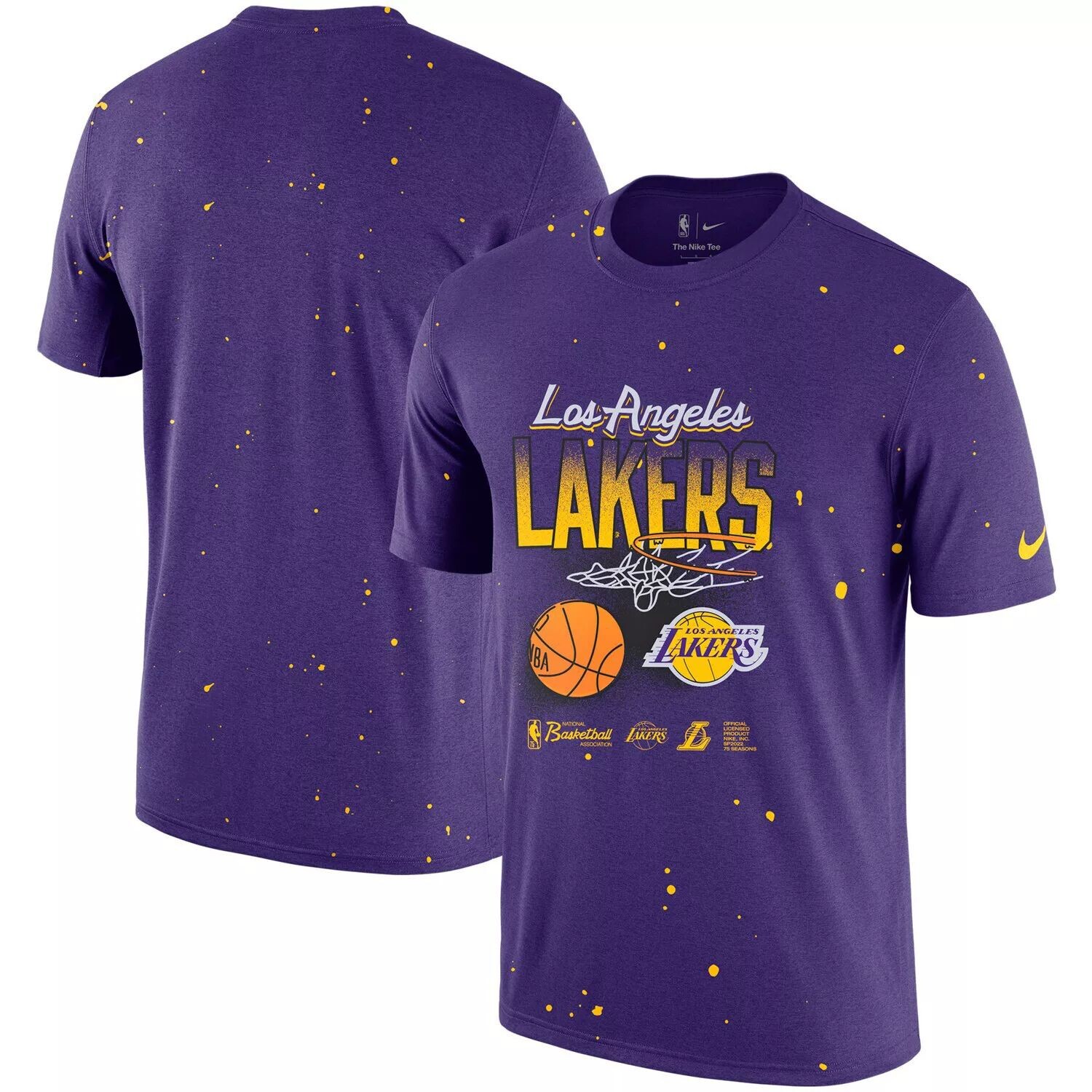 Мужская фиолетовая футболка Nike Los Angeles Lakers Courtside Splatter, Фиолетовый
Мужская фиолетовая футболка Nike Los Angeles Lakers Courtside Splatter, Фиолетовый