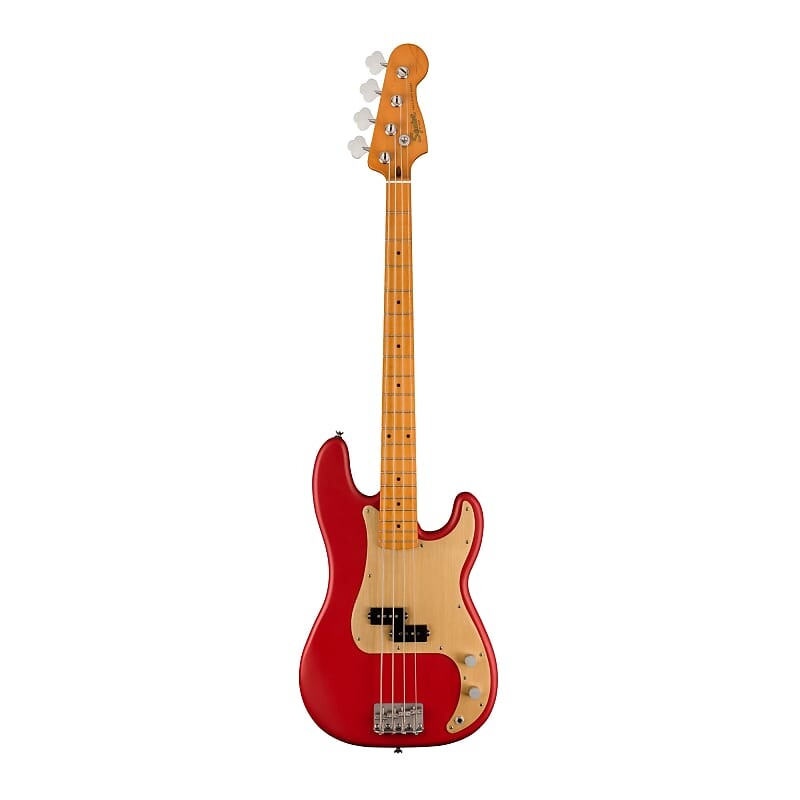 Бас-гитара Fender Squier 40th Anniversary Precision, винтажное издание с 4 струнами, 20 ладами и кленовым C-образным грифом (кленовый гриф, Satin Dakota Red) Fender 40th Anniversary Precision Bass Guitar (Satin Dakota Red)
Бас-гитара Fender Squier 40th Anniversary Precision, винтажное издание с 4 струнами, 20 ладами и кленовым C-образным грифом (кленовый гриф, Satin Dakota Red) Fender 40th Anniversary Precision Bass Guitar (Satin Dakota Red)