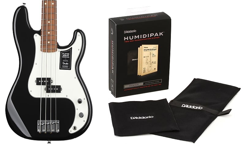 Бас-гитара Fender Player Precision — черный, с накладкой на гриф Pau Ferro и пакетом D'Addario Humidipak, поддерживающим автоматическую систему контроля влажности Fender + D'Addario 0149803506=1 PW-HPK-01=1
Бас-гитара Fender Player Precision — черный, с накладкой на гриф Pau Ferro и пакетом D'Addario Humidipak, поддерживающим автоматическую систему контроля влажности Fender + D'Addario 0149803506=1 PW-HPK-01=1
