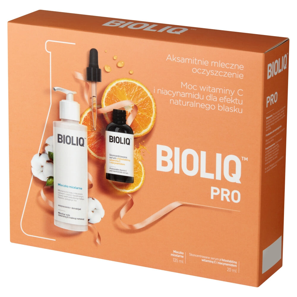 BIOLIQ Профессиональный набор концентрированной сыворотки с фотостабильным витамином С и ниацинамидом 20мл + Чистое мицеллярное молочко 135мл
BIOLIQ Профессиональный набор концентрированной сыворотки с фотостабильным витамином С и ниацинамидом 20мл + Чистое мицеллярное молочко 135мл
