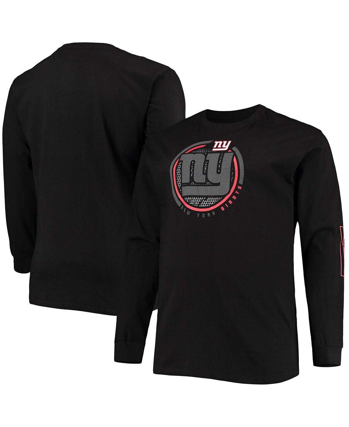 Мужская футболка big and tall black new york giants color pop с длинным рукавом Fanatics, черный
Мужская футболка big and tall black new york giants color pop с длинным рукавом Fanatics, черный