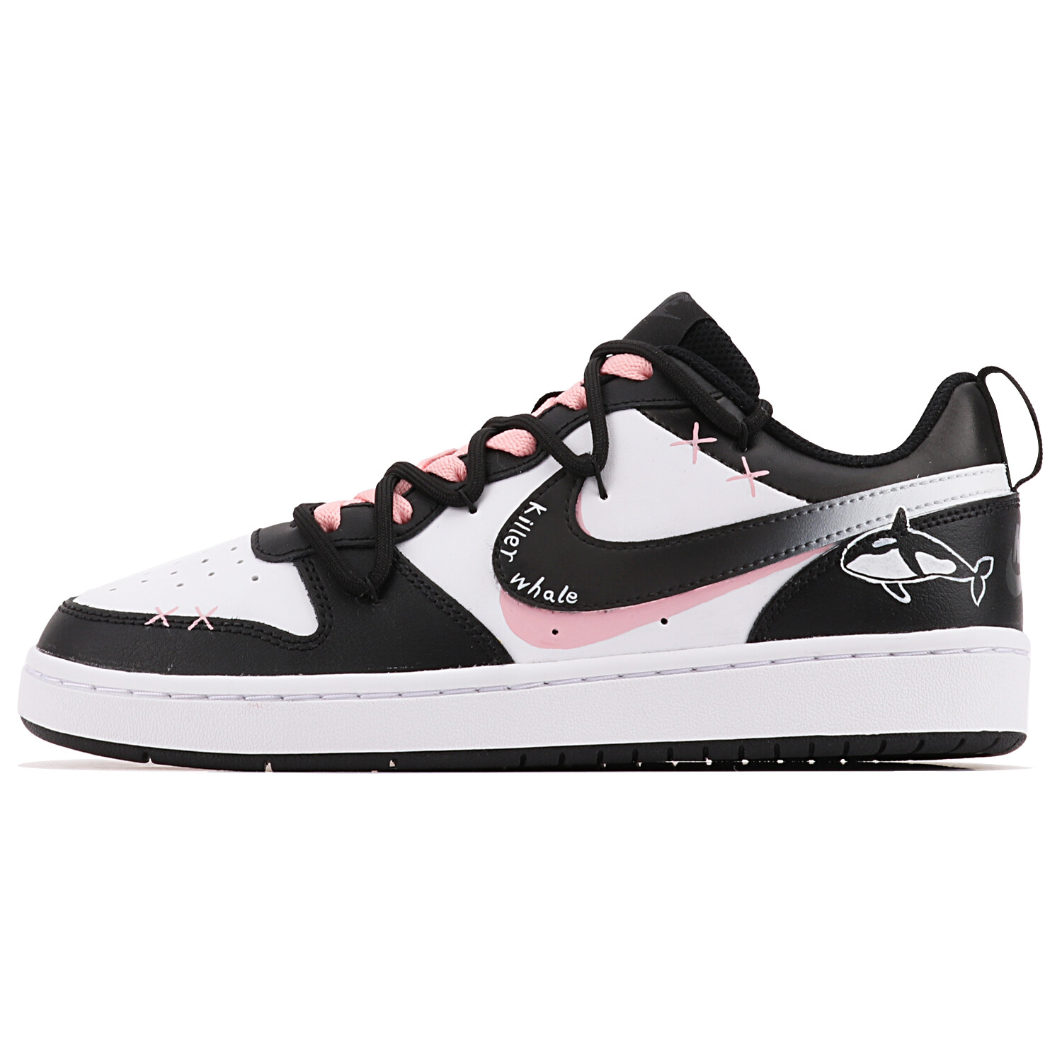 Кроссовки Nike Court Borough Skateboarding Shoes Women's Low-top Black/pink, черный/розовый
Кроссовки Nike Court Borough Skateboarding Shoes Women's Low-top Black/pink, черный/розовый