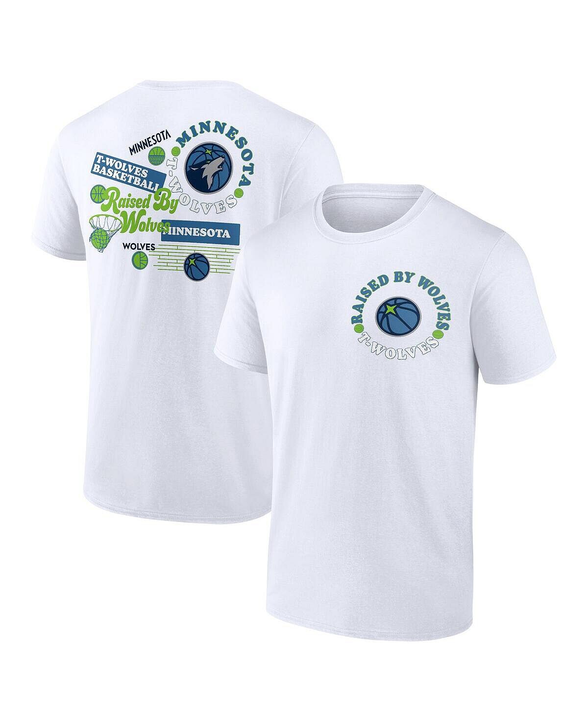 Мужская фирменная белая футболка minnesota timberwolves street collective Fanatics, белый
Мужская фирменная белая футболка minnesota timberwolves street collective Fanatics, белый