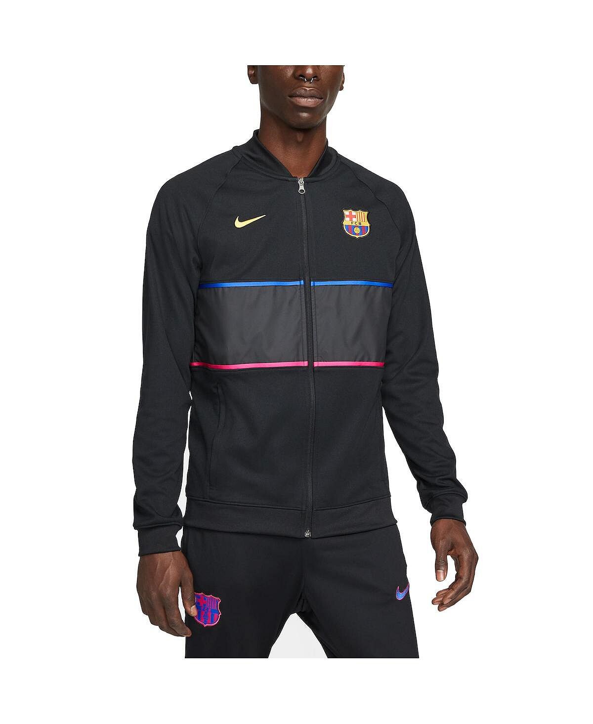 Мужская черная куртка barcelona i96 anthem raglan с молнией во всю длину Nike, черный
Мужская черная куртка barcelona i96 anthem raglan с молнией во всю длину Nike, черный