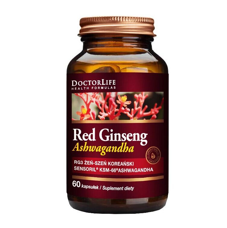 Doctor Life Korean Red Ginseng+Ashwagandha БАД корейский красный женьшень 300мг, 60 капс./1 уп.
Doctor Life Korean Red Ginseng+Ashwagandha БАД корейский красный женьшень 300мг, 60 капс./1 уп.