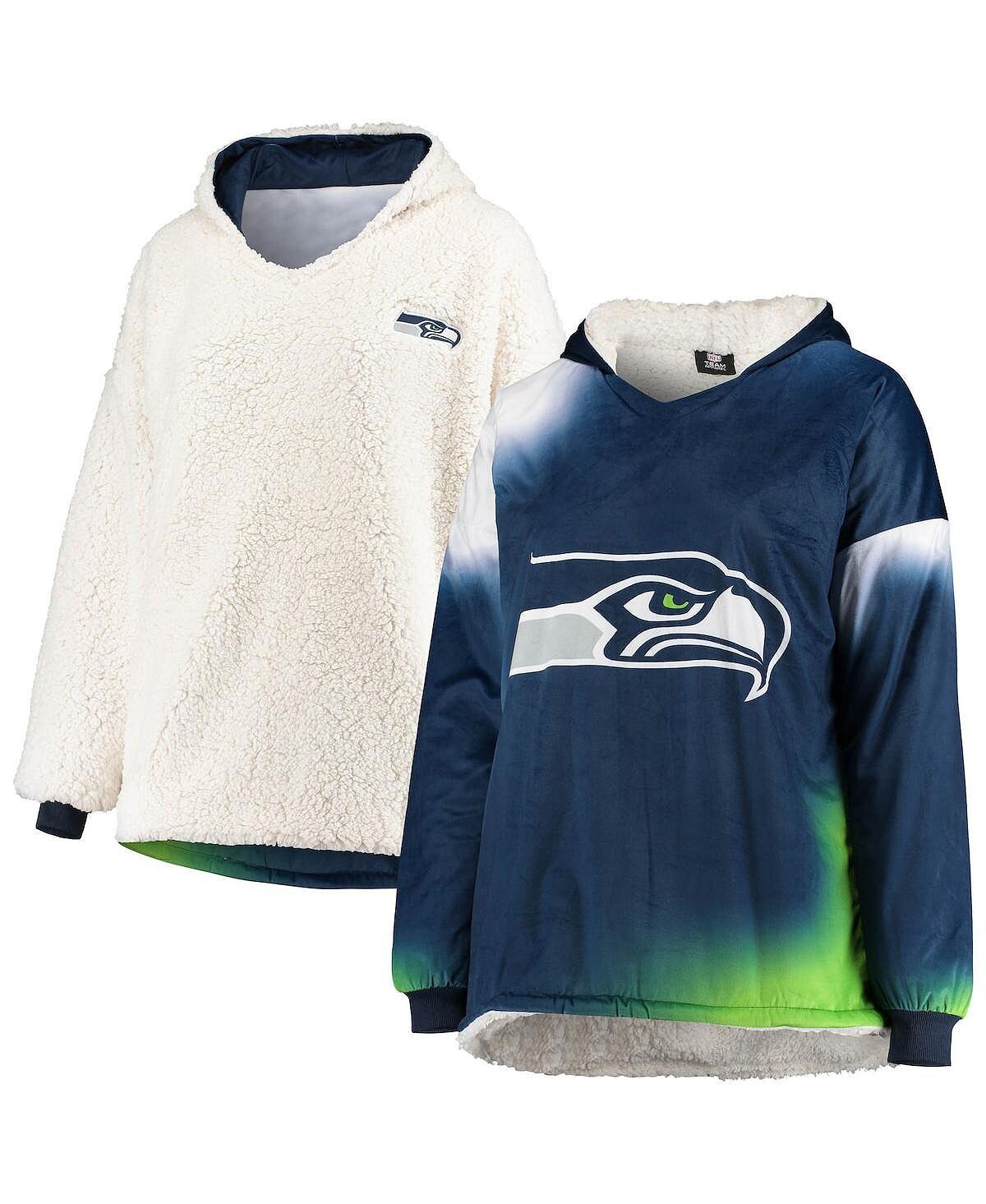Двусторонняя куртка sherpa hoodeez для мужчин и женщин college navy seattle seahawks FOCO, синий
Двусторонняя куртка sherpa hoodeez для мужчин и женщин college navy seattle seahawks FOCO, синий