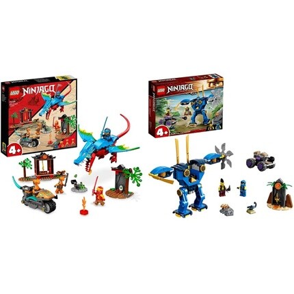 Конструктор Lego 71759 Ninjago Ninja Dragon Temple Set и Lego 71740 Ninjago Legacy Jays Electro
Конструктор Lego 71759 Ninjago Ninja Dragon Temple Set и Lego 71740 Ninjago Legacy Jays Electro