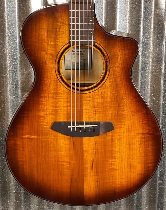 Breedlove Pursuit Exotic S Concert Tiger's Eye CE Myrtlewood Acoustic Electric Guitar #2597 Pursuit Exotic S Concert CE
Breedlove Pursuit Exotic S Concert Tiger's Eye CE Myrtlewood Acoustic Electric Guitar #2597 Pursuit Exotic S Concert CE