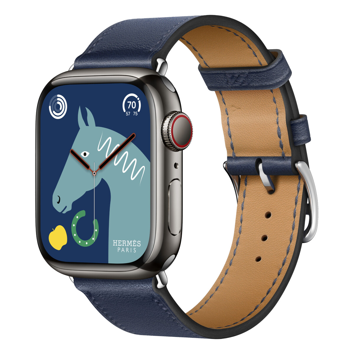 Умные часы Apple Watch Series 8 Hermes (GPS + Cellular), 41мм, Space Black/Navy
Умные часы Apple Watch Series 8 Hermes (GPS + Cellular), 41мм, Space Black/Navy
