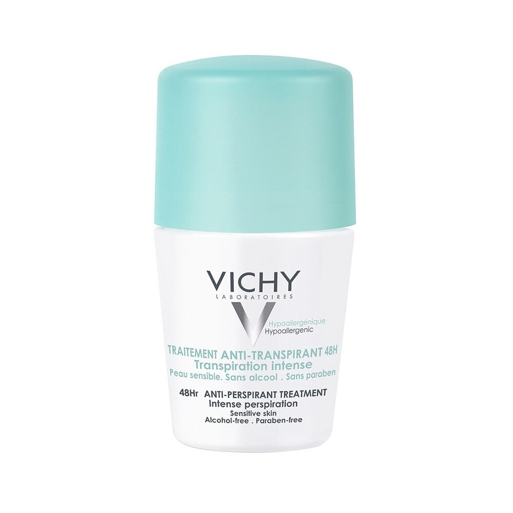 Vichy Шариковый дезодорант Traitement Anti-Transpirant 48H против повышенной потливости 50мл
Vichy Шариковый дезодорант Traitement Anti-Transpirant 48H против повышенной потливости 50мл