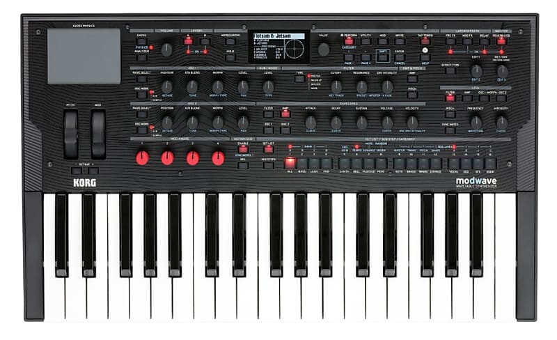 Korg Modwave 37-клавишный волновой синтезатор Modwave 37-Key Wavetable Synthesizer
Korg Modwave 37-клавишный волновой синтезатор Modwave 37-Key Wavetable Synthesizer