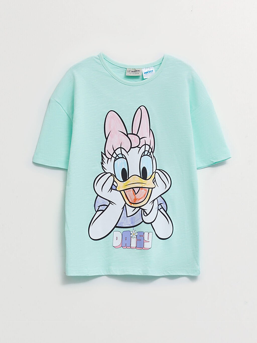 Хлопковая футболка для девочек с круглым вырезом и принтом Daisy Duck с короткими рукавами LCW Kids
Хлопковая футболка для девочек с круглым вырезом и принтом Daisy Duck с короткими рукавами LCW Kids