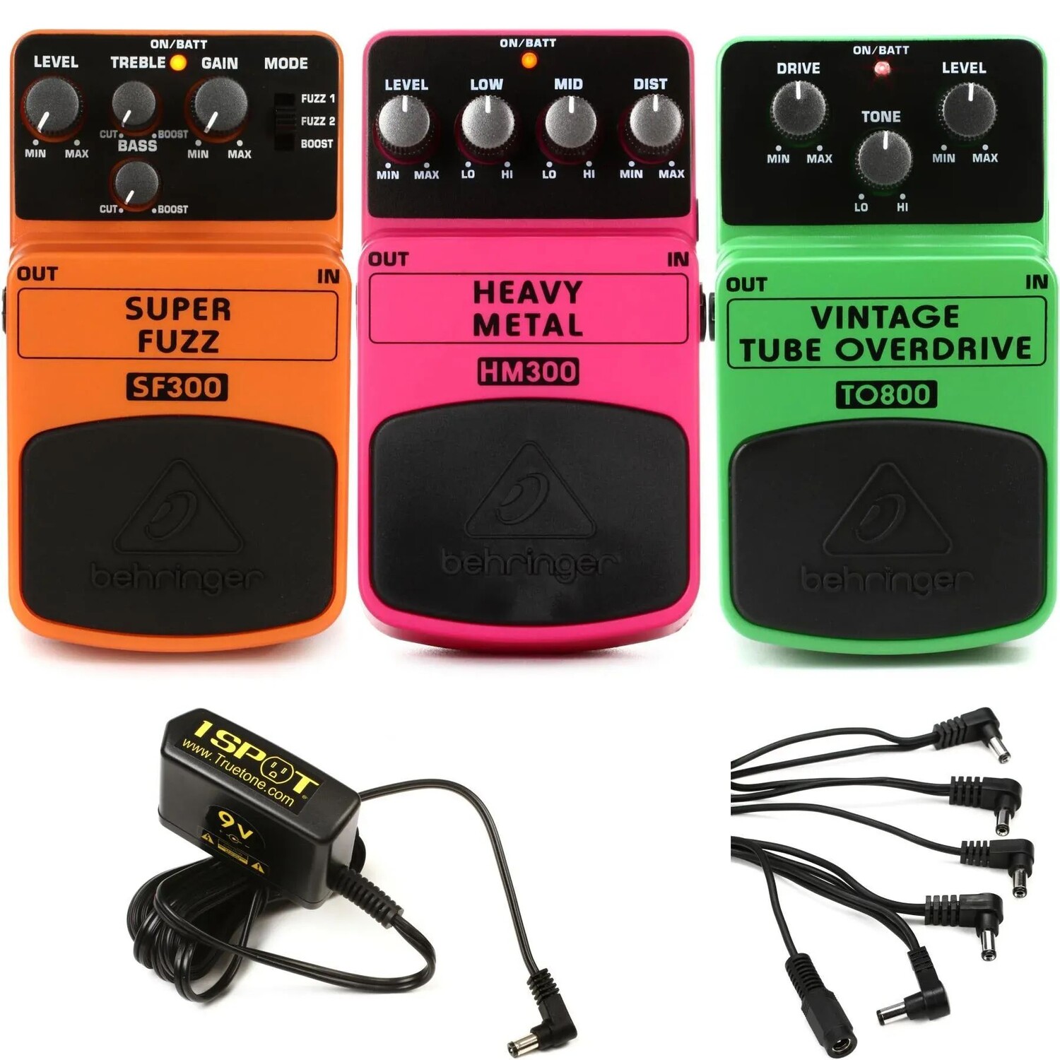 Комплект из 3 педалей Behringer Drive — дисторшн, фузз и овердрайв с блоком питания
Комплект из 3 педалей Behringer Drive — дисторшн, фузз и овердрайв с блоком питания