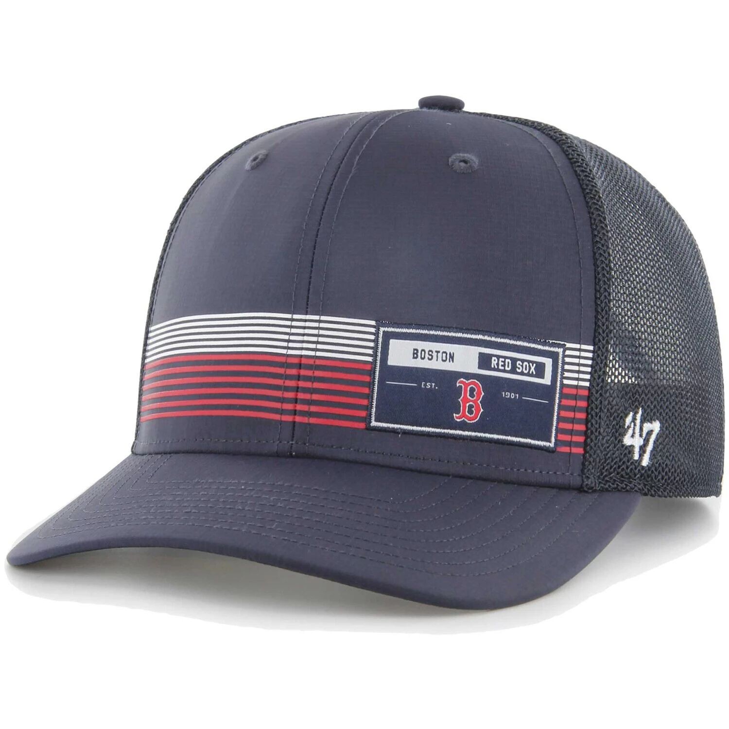Мужская регулируемая кепка темно-синего цвета с дальномером brrr Trucker '47 Boston Red Sox
Мужская регулируемая кепка темно-синего цвета с дальномером brrr Trucker '47 Boston Red Sox