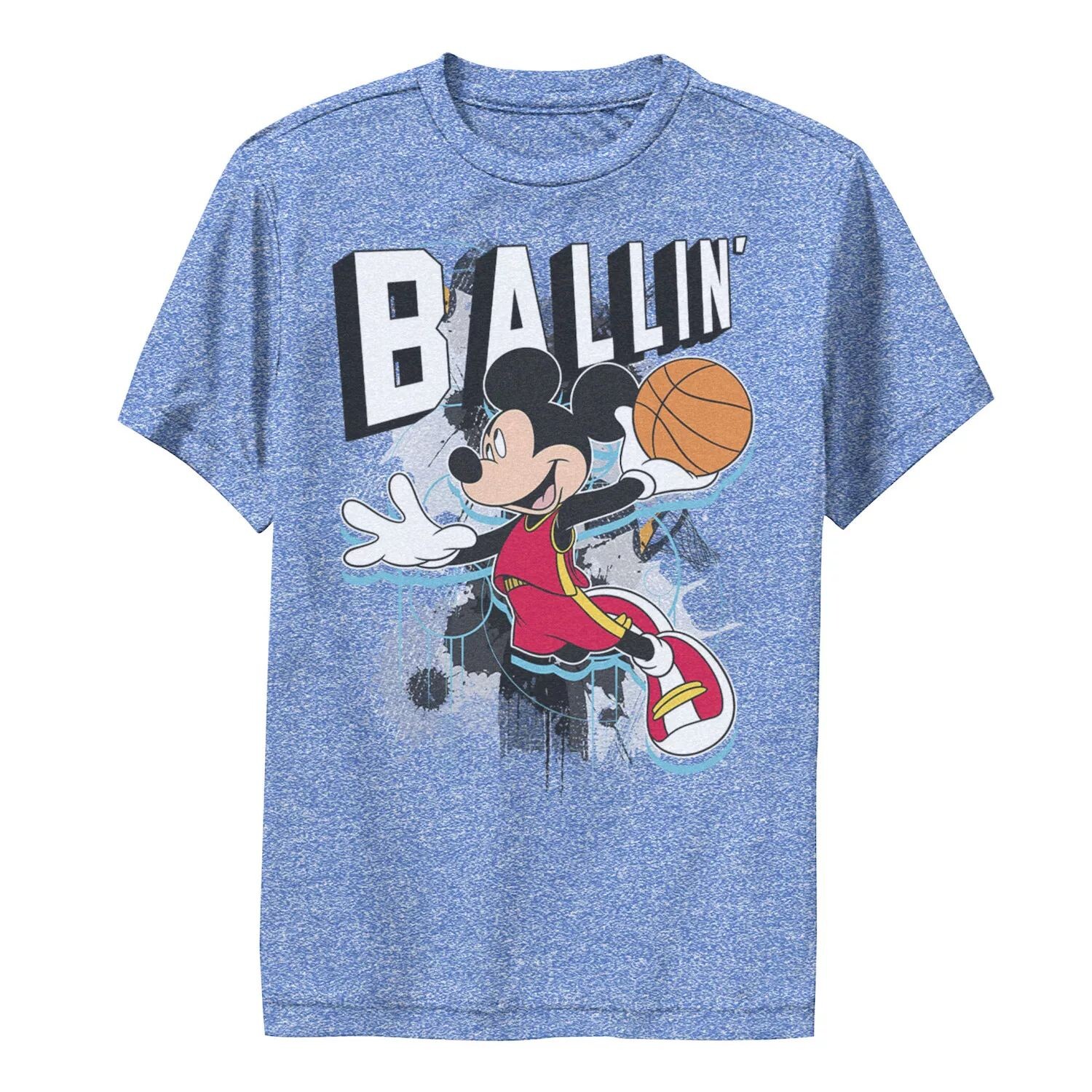 Футболка с изображением Микки Мауса для мальчиков 8–20 лет Disney's Ballin' с портретным рисунком Disney
Футболка с изображением Микки Мауса для мальчиков 8–20 лет Disney's Ballin' с портретным рисунком Disney