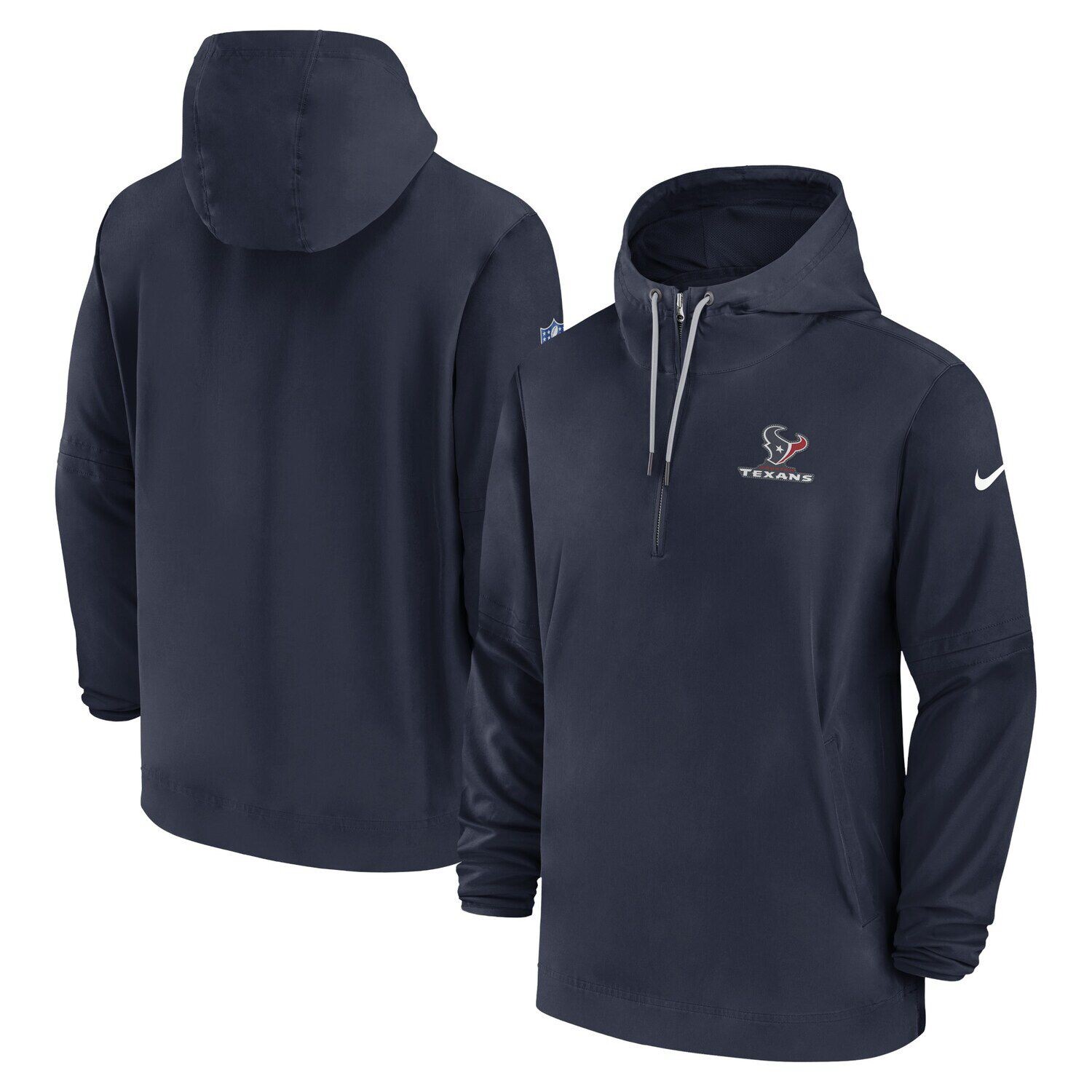 Мужская темно-синяя толстовка с молнией до половины длины Houston Texans Sideline Nike
Мужская темно-синяя толстовка с молнией до половины длины Houston Texans Sideline Nike