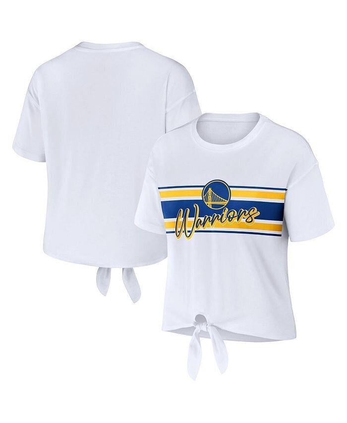 Женская белая футболка Golden State Warriors с завязкой спереди WEAR by Erin Andrews, белый
Женская белая футболка Golden State Warriors с завязкой спереди WEAR by Erin Andrews, белый