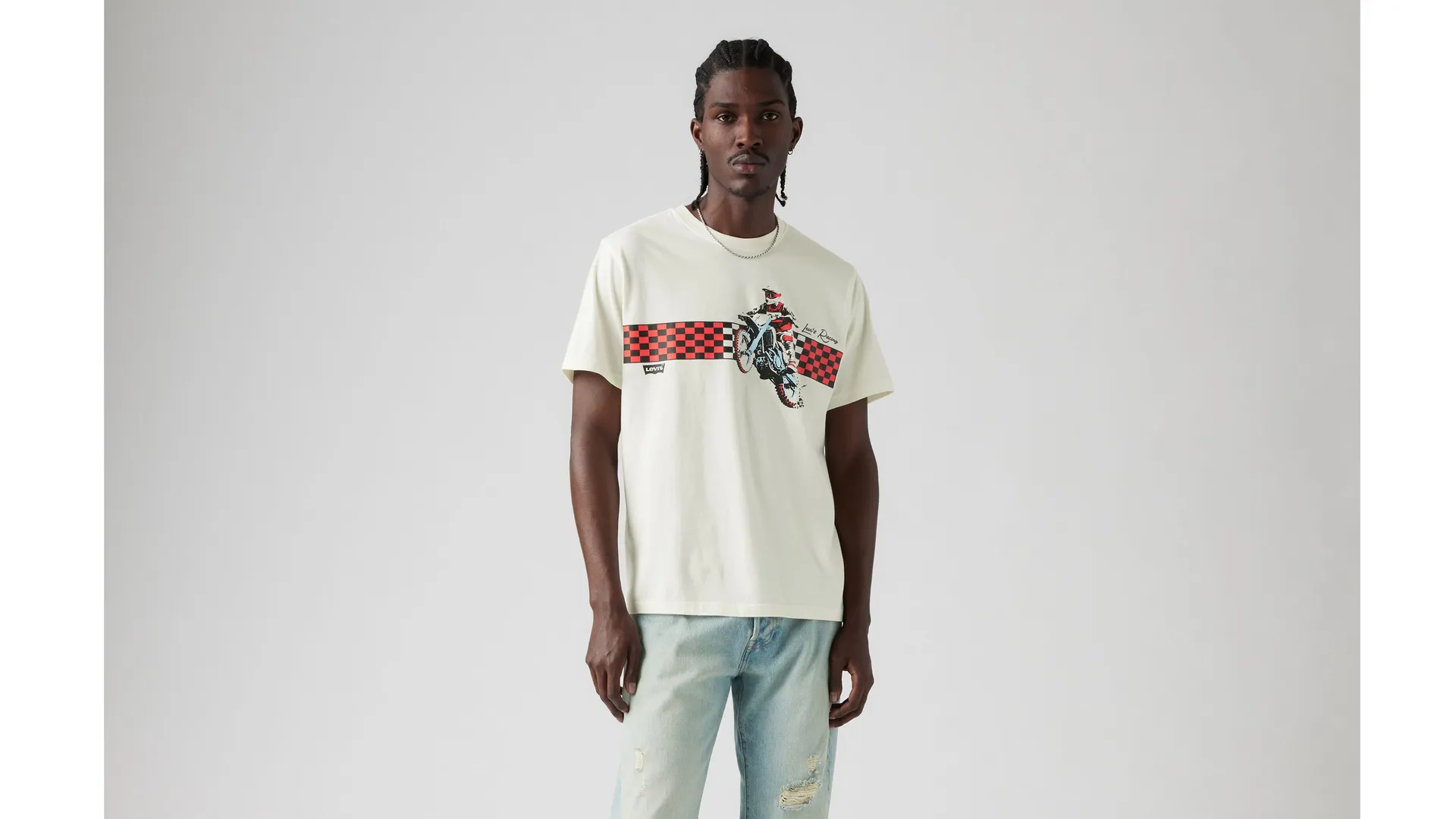 Футболка свободного кроя с короткими рукавами и графическим рисунком Levi's, белый
Футболка свободного кроя с короткими рукавами и графическим рисунком Levi's, белый