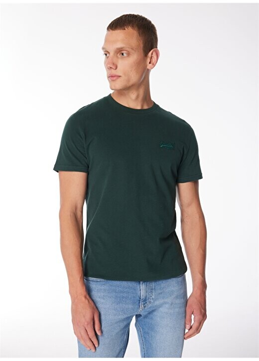 Однотонная зеленая мужская футболка с круглым вырезом M1011245M20E_ESSENTIAL LOGO EMB TEE Superdry, зеленый
Однотонная зеленая мужская футболка с круглым вырезом M1011245M20E_ESSENTIAL LOGO EMB TEE Superdry, зеленый