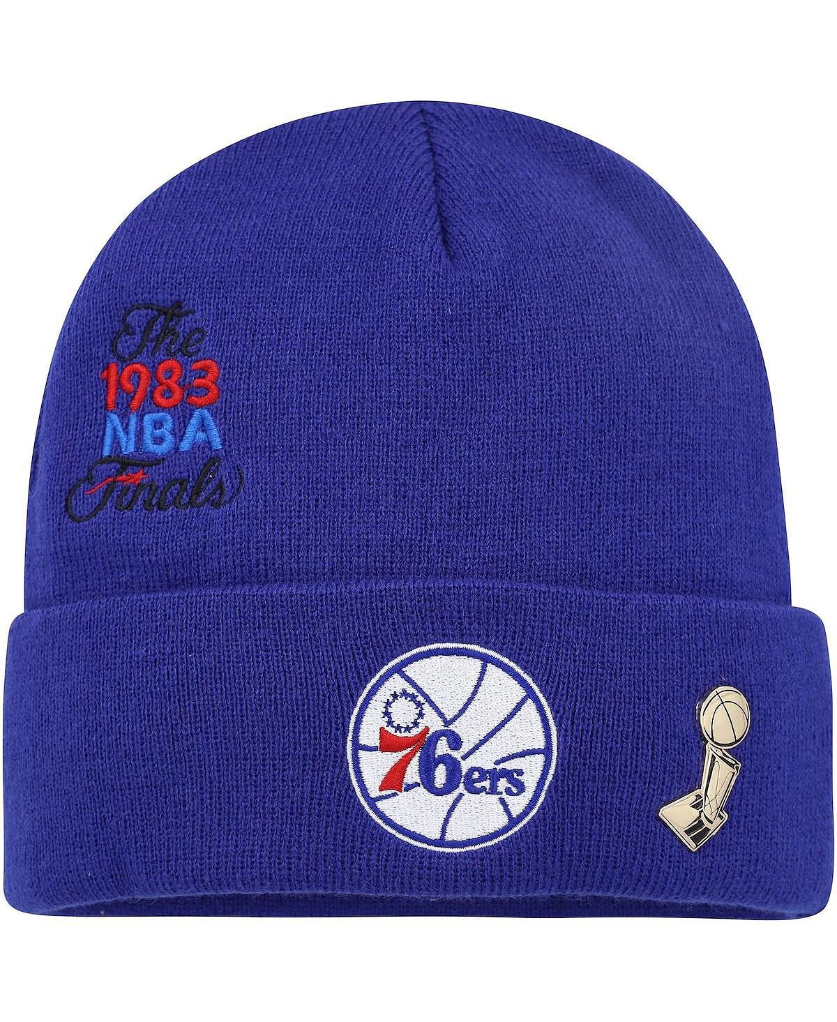 Мужская вязаная шапка с манжетами и логотипом Royal Philadelphia 76Ers Hardwood Classics Finals Mitchell & Ness
Мужская вязаная шапка с манжетами и логотипом Royal Philadelphia 76Ers Hardwood Classics Finals Mitchell & Ness