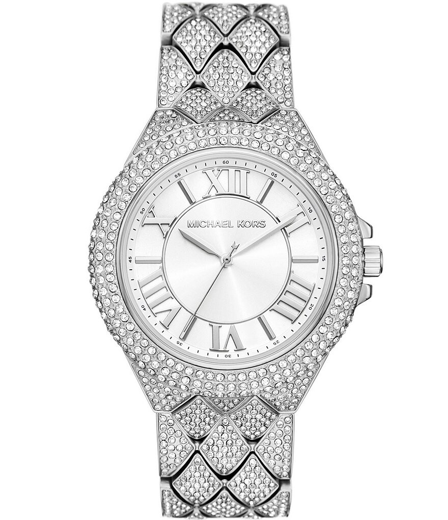 Женские часы Michael Kors Camille с тремя стрелками и браслетом из нержавеющей стали с кристаллами, серебро
Женские часы Michael Kors Camille с тремя стрелками и браслетом из нержавеющей стали с кристаллами, серебро