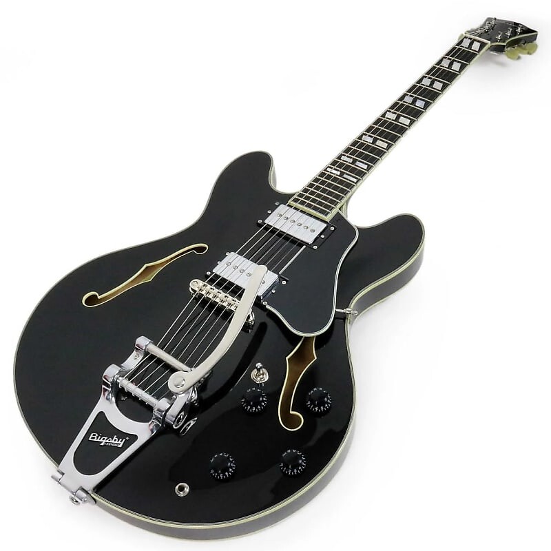 Электрогитара Eastman T486B Thinline Electric Guitar with Bigsby - Black with Case
Электрогитара Eastman T486B Thinline Electric Guitar with Bigsby - Black with Case