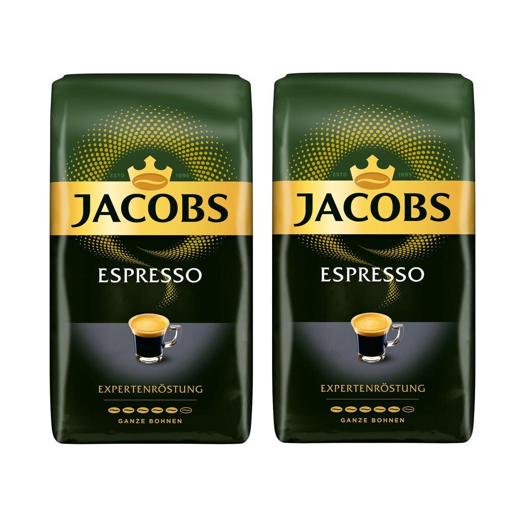 JACOBS кофе в зернах экспертной обжарки эспрессо 2 x 1 кг цельно обжаренных кофейных зерен
JACOBS кофе в зернах экспертной обжарки эспрессо 2 x 1 кг цельно обжаренных кофейных зерен