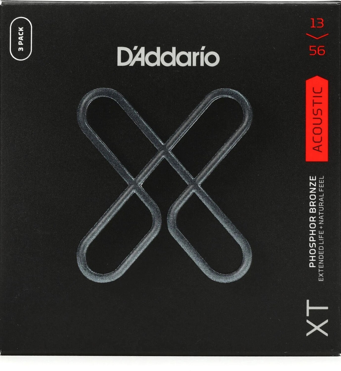 Струны D'Addario XTAPB1356 XT с фосфорным бронзовым покрытием для акустической гитары — .013-.056, средние (3 шт.)
Струны D'Addario XTAPB1356 XT с фосфорным бронзовым покрытием для акустической гитары — .013-.056, средние (3 шт.)