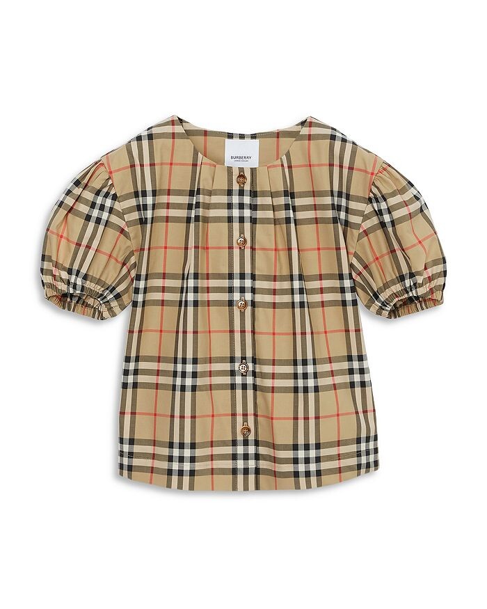 Блуза из эластичного твила Burberry для девочек Sheryl - Little Kid, Big Kid, коричневый/бежевый
Блуза из эластичного твила Burberry для девочек Sheryl - Little Kid, Big Kid, коричневый/бежевый