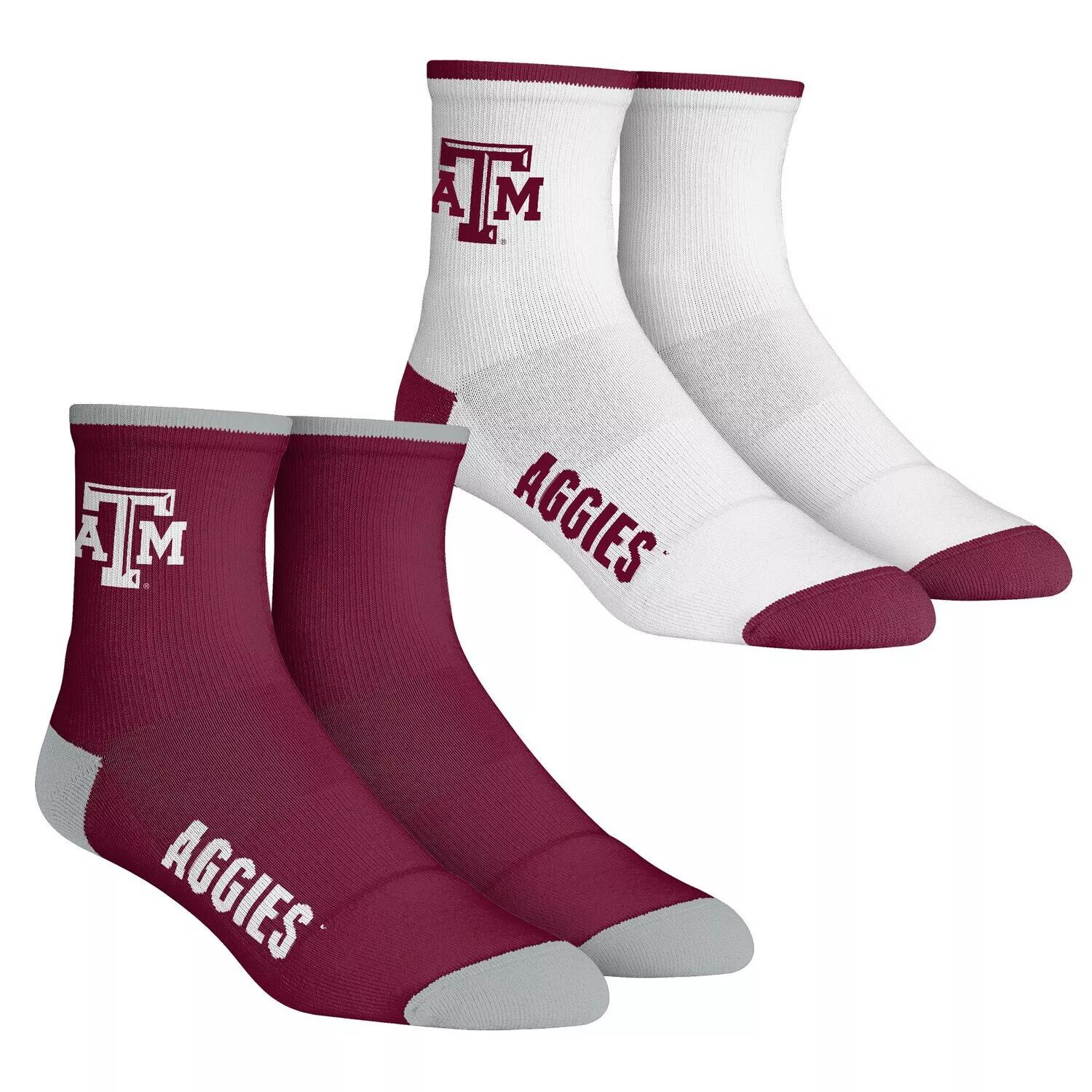 Мужские носки Rock Em Socks Texas A&M Aggies Core Team, комплект из 2 носков длиной четверть длины
Мужские носки Rock Em Socks Texas A&M Aggies Core Team, комплект из 2 носков длиной четверть длины