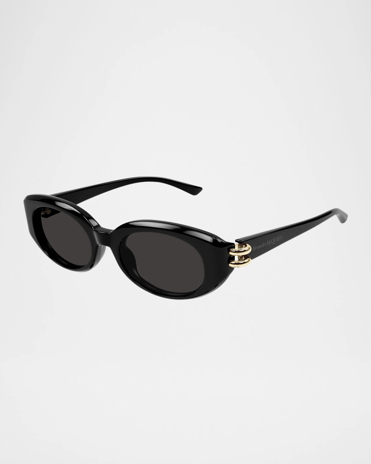 AM0469S Круглые солнцезащитные очки из ацетата Alexander Mcqueen, цвет Shiny Solid Black
AM0469S Круглые солнцезащитные очки из ацетата Alexander Mcqueen, цвет Shiny Solid Black