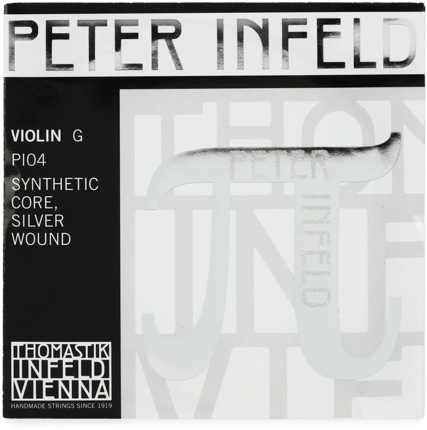 Thomastik-Infeld PI04 Peter Infeld Скрипка G Струна - размер 4/4 с серебряной обмоткой
Thomastik-Infeld PI04 Peter Infeld Скрипка G Струна - размер 4/4 с серебряной обмоткой